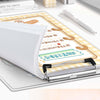 Capybara Exam Pad |Acrylic Clipboard with Ruler