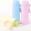 Double-Layer Glass Water Cup 🥤 | 400ml Insulated, Spill-Proof & Portable