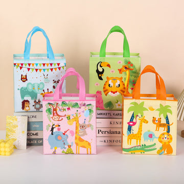 Jungle Safari Theme Non-Woven Gift Bags