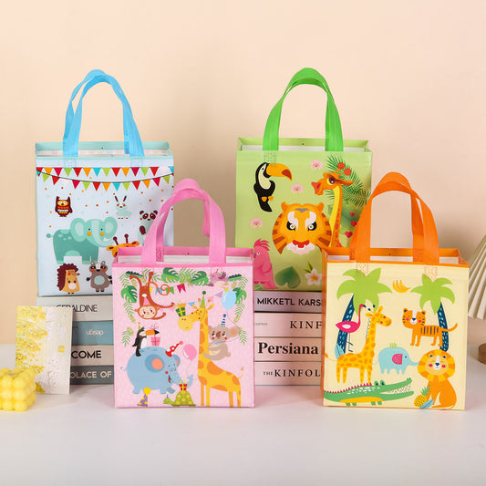 Jungle Safari Theme Non-Woven Gift Bags
