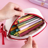 Double-Layer Strawberry Aesthetic Stationery Pouch