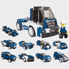 Heavy Truck Kit – 10-in-1 Blue Building Blocks (216+ Pcs) DIY Set