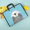 Cute Animal A4 File Bag – Organize in Style
