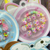 Kids Cartoon Press-On Nails & Bracelet Combo Set