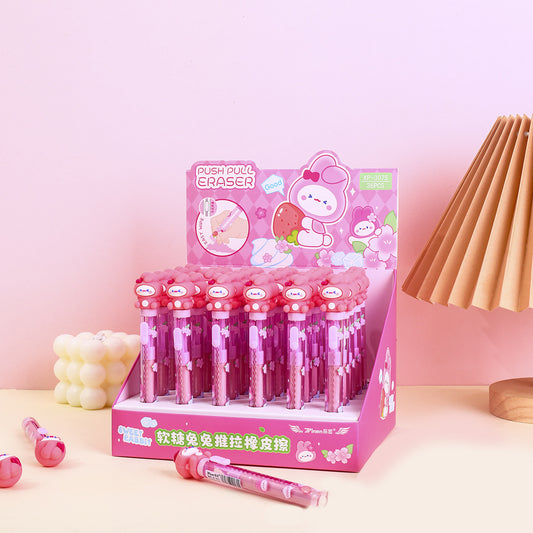 Kawaii Push Pull Retractable Sliding Eraser