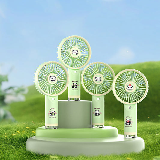 Kawaii Panda Rechargeable Spray Fan | Kids Summer Travel Water Mist Fan