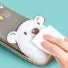 Multicolor 3D EVA Bear Pencil Pouch - Multi-Compartment