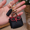Stylish Owl Coin Pouch Keychain