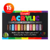 Set of 15 Vibrant Color Acrylic Marker Magic