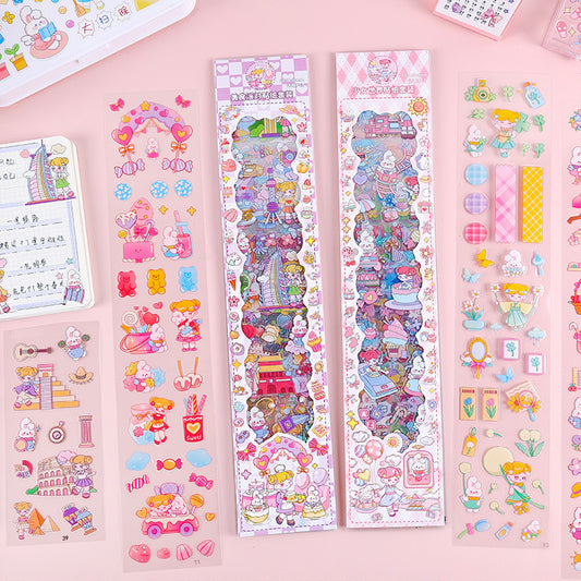 Cute & Aesthetic Girl Stickers for Crafts & Decor