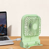 Breezy Bubbles Cute Rechargeable Desk Fan | 3-Speed Portable