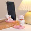 Sakura Cat Phone Holder | Kawaii Desk Buddy