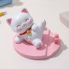 Sakura Cat Phone Holder | Kawaii Desk Buddy