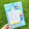 DIY Canvas Easel Painting Kit - 3 Colors & Brush