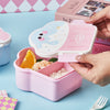 Ice Cream Shape Lunch Box with Spoon & Fork