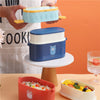 Cute 2-Tier Kids Bento Lunch Box with Handle- 850ml.