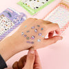 Cute 3D Embossed Nail Stickers for Kids