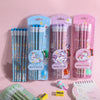 12 Pcs Unicorn Pencils with Sharpener & Pencil Grip