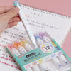 Cat Paw Double-Sided Highlighters – 6 Pens, 12 Colors