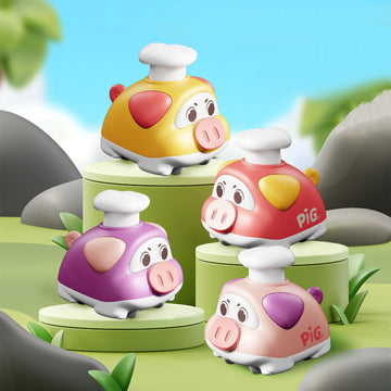 Chef Piggy Press & Go Toy Car