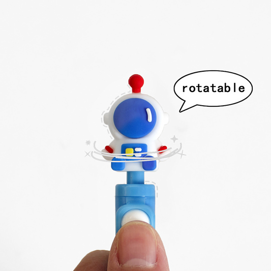 Astronaut Spinning Ballpoint Pen - 0.7mm Smooth Writing Pen