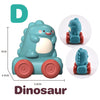 Soft Alphabet Cognitive Car Toy : A-B-C Car Ride (1 pcs Assorted)