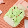 Animal Plush Hot Water Bag with Hand Warmer Pocket