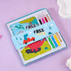 2-in-1 Scratch Art & Coloring Set