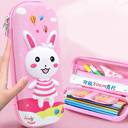 Cute Bunny 3D EVA Pencil Case Pouch