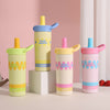 Stay Happy Insulated Stainless Steel Water Bottle 650ml