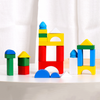 Wooden Castle Building Blocks Puzzle – Educational Construction Set