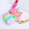 Unicorn Pop It, Play, and Pose Sling Bag