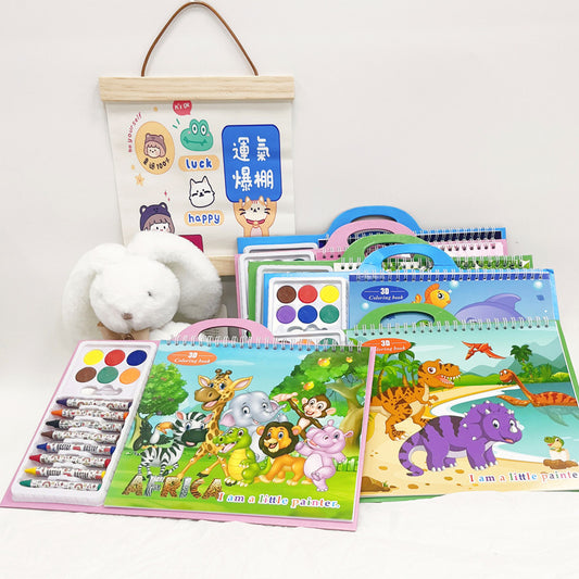 Crayon & Paint Combo Book 🧒 Creative Fun On-the-Go