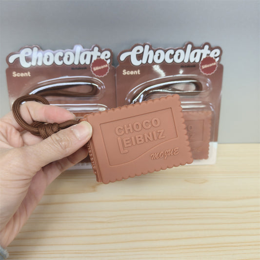 Scented Silicone Biscuit Notebook Keychain