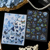 Aesthetic Floral & Butterfly Scrapbook Decor Stickers