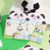 Cute Panda Puddle Sticky Notes