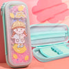 Adorable Liquid Glitter Quicksand Pencil Case