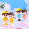 Cute Boy and Girl Miniature Figurine Set of 2