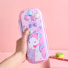 Sleek 3D EVA Design Unicorn Moon Pencil Case Pouch