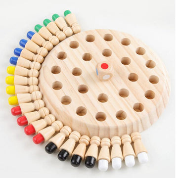 Wooden Memory Chess Game 🧠 – Montessori Brain Boost for Kids