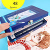 48-Color Solid Watercolor Paint Set - Premium Pigment Kit with Accessories