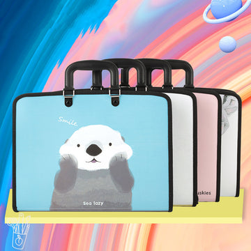 Cute Animal A4 File Bag – Organize in Style