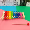 Kids Wooden Xylophone | 8-Key Rainbow Music Learning Toy