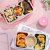 Personalized Stainless Steel 3-compartment Lunch Box with Bowl