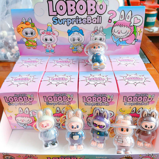 Unbox joy with Monster SurpriseBall Cartoon Keychains