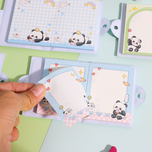 Happy Panda Notebook Diary with Lock & Key – Mini Pocket Diary for Kids
