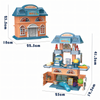 2-in-1 DIY Shopping Mall & Villa Playhouse – 45 Pcs Set