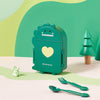 Cute Dino Kids’ Lunch Box with Cutlery