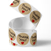 Cute Thank You Sealing 500 Sticker Roll