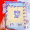 Kawaii Cartoon Spiral Diary